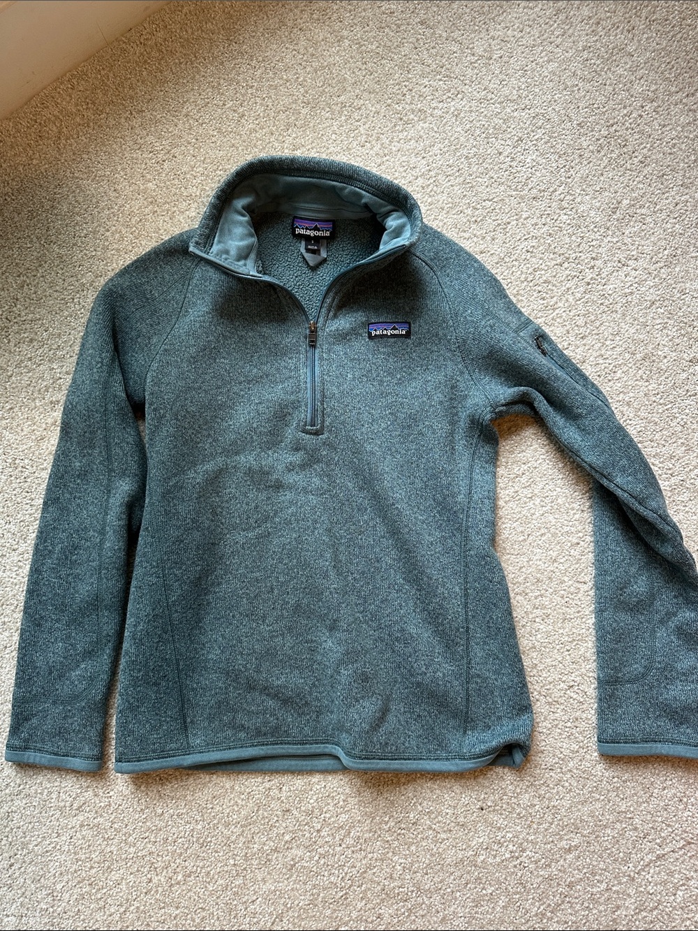 Patagonia Half-Zip Sherpa Fleece - Teal